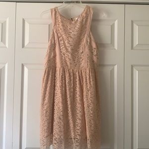 A baby pink, Xhilaration dress in the size XL.